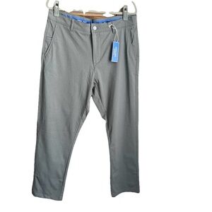 Twillory Performance Men’s Gray Trim Fit Technical Pants 36x30 NWT Business Golf